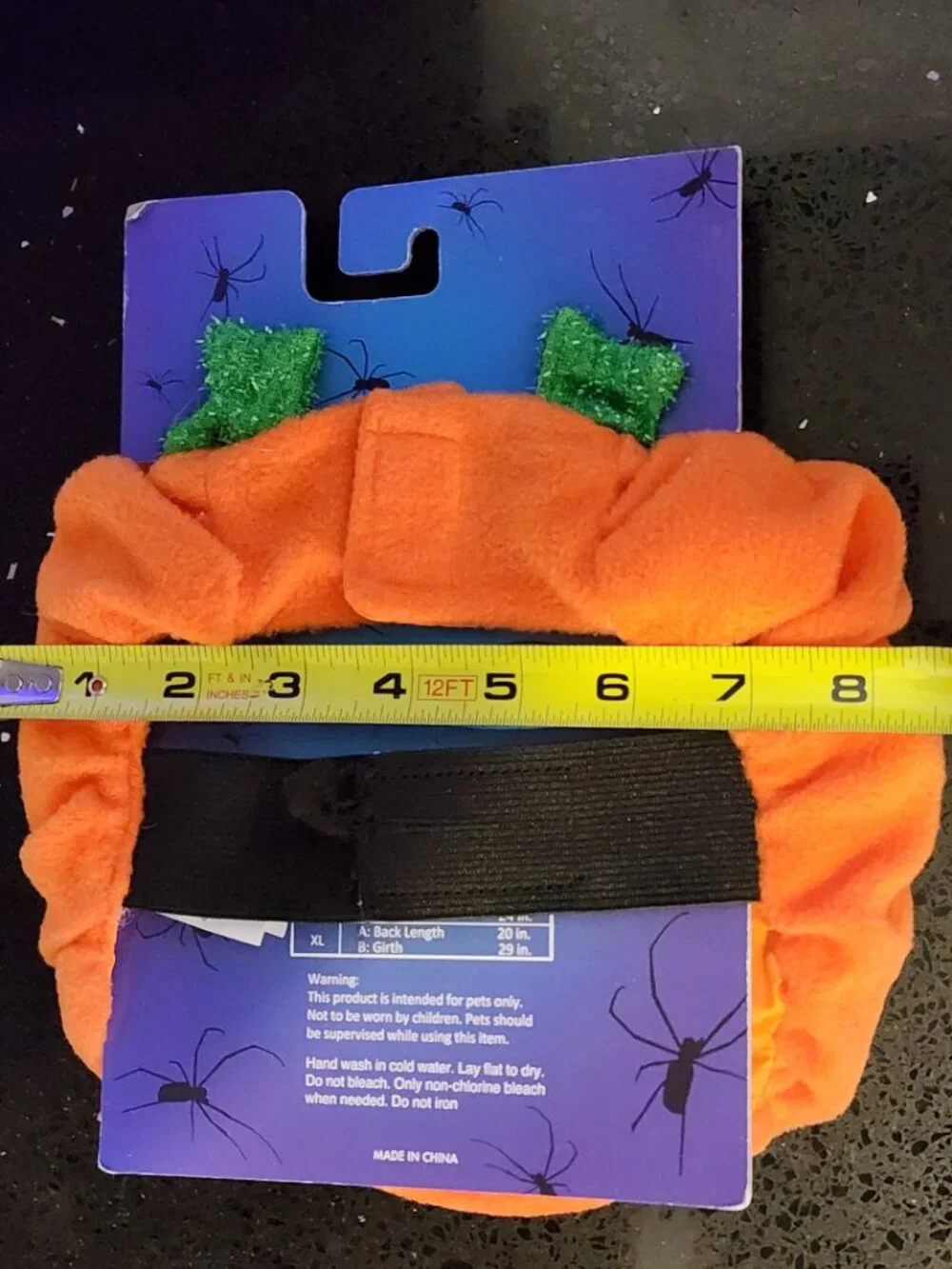 Jack O’ Lantern Halloween Pet Costume | XS [NWT]